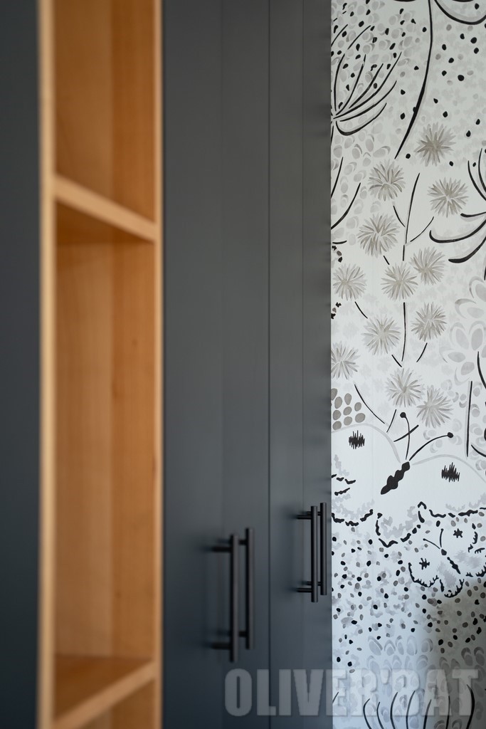 Portes de placards sur mesure laquées